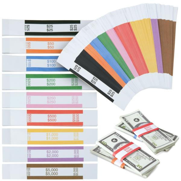 400 Assorted Currency Band Bundles